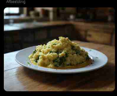 Aardpeer en Preistamppot met Mosterdsaus