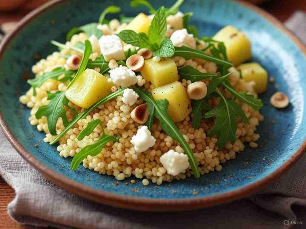 Geroosterde Koolrabi met Couscous en Feta