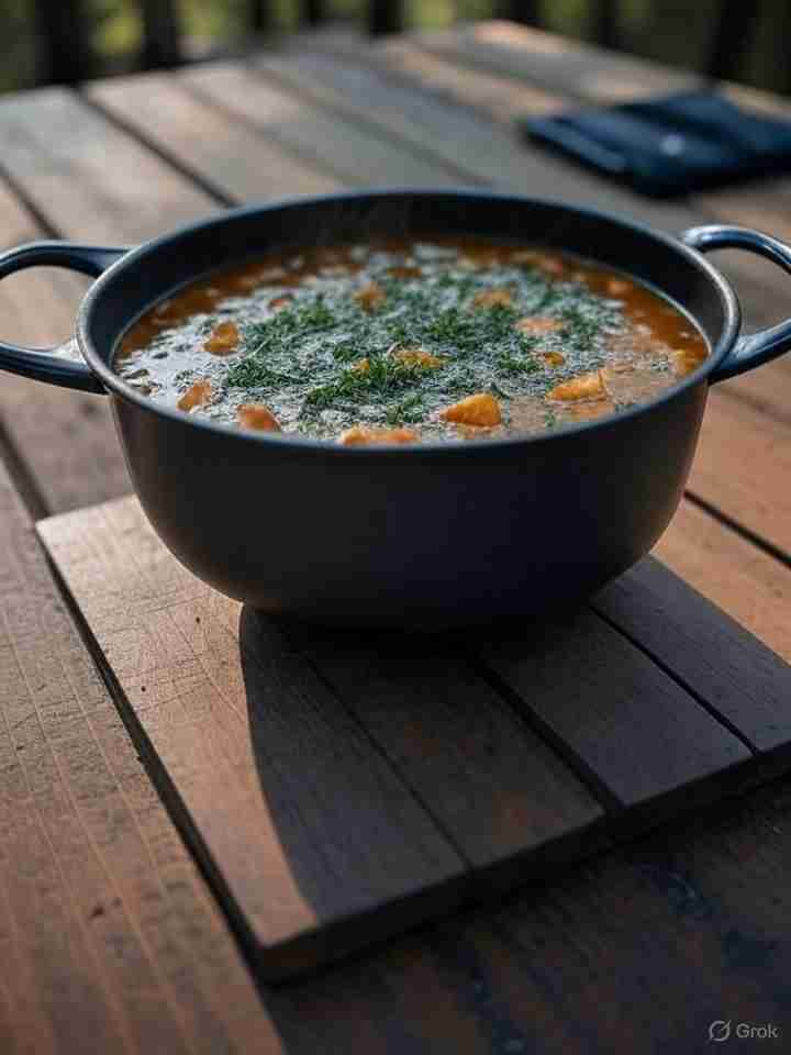 Geroosterde Pompoen en Linzenstoof met Kruiden