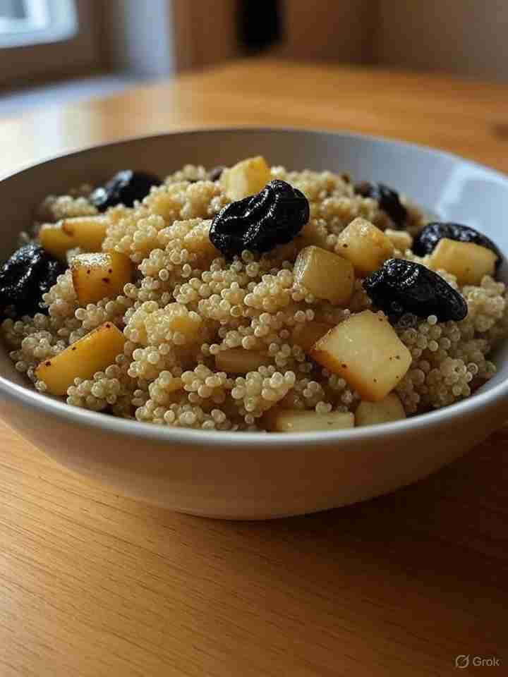 Geroosterde Pruimen Quinoa Stoof met Pastinaak