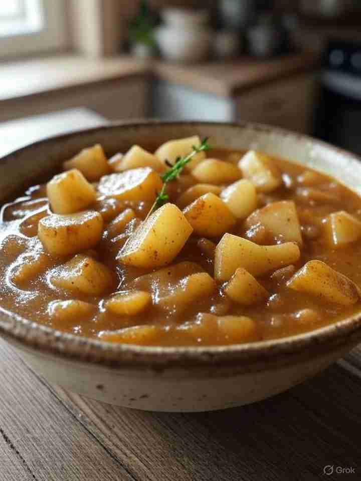 Hartige herfststoofpot met pastinaak en peer