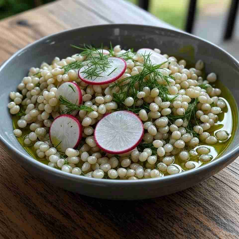 Koude Gerstsalade met Radijs en Dille