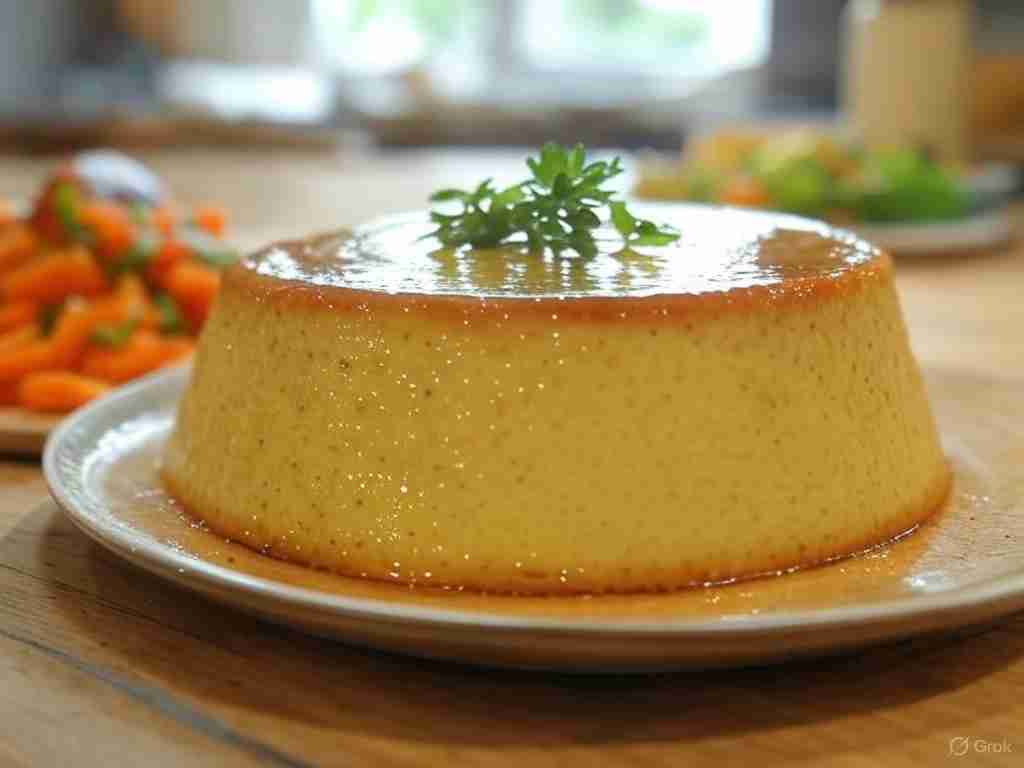 Lente Spinazieflan met Wortel Komijnsalade