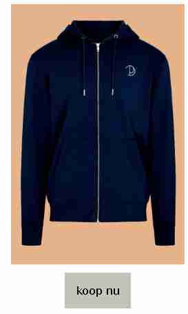 Onze Hoodie met ritssluiting heeft een grote upgrade gekregen3