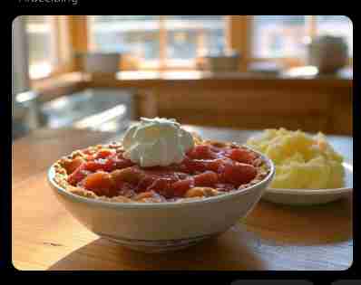 Prei Rabarberstoof met Aardappelpuree