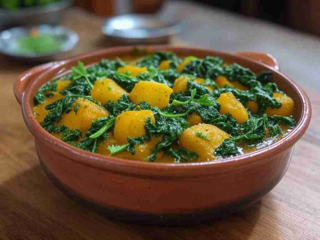 Spinazie Aardappelcurry