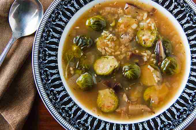 Vegetarische Spruitjesstoof met Linzen