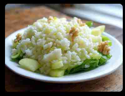 Witlofsalade met Appel en Walnoten