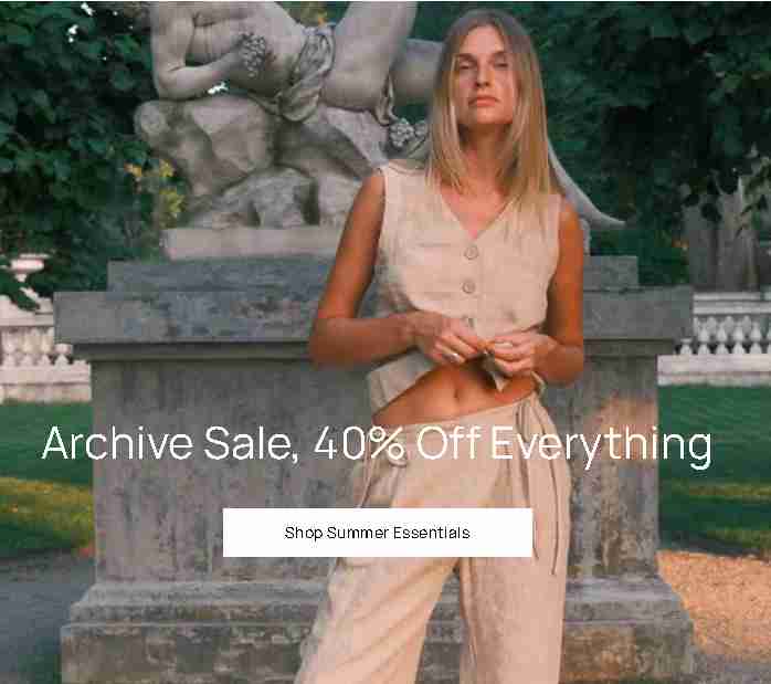 amourlinnen 40% korting op alles