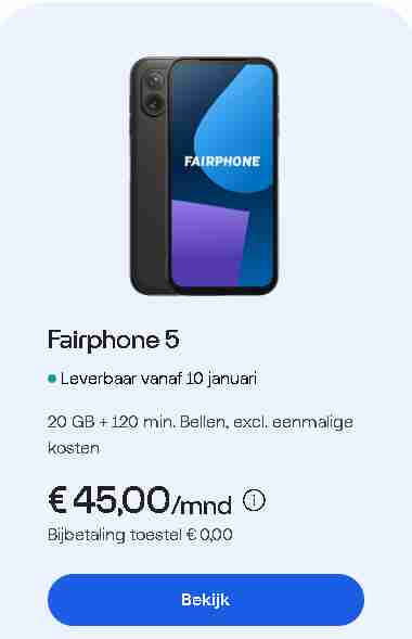 fairphone 5 odido
