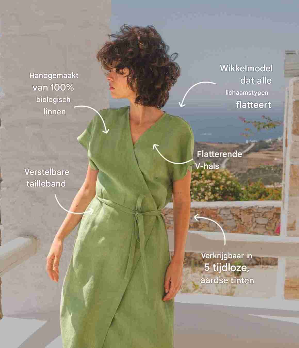 groene jurk