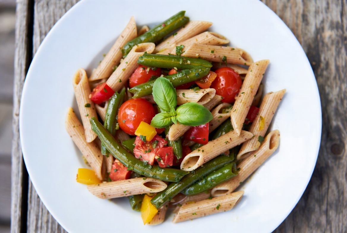 pasta met sperziebonen